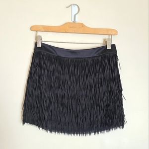 Express Textured Mini Skirt Black Size 0